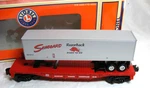 2003 Lionel Train O-scale Seaboard Razorback Flatcar W/trailer 6-26043. Fixed Price $49.99.