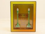 Mth 30-1070 No. 580-1 Teardrop Lamp Set Pea Green Ln. Fixed Price $25.49.