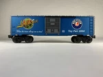 Lionel 6-29919, Toy Fair New York 2004 Single Door Box Car, Nib. Fixed Price $12.95.