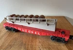 Lionel 6343 Barrel Ramp Car Postwar. Fixed Price $25.00.