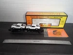 Mth 30-7680 Gauge Transport Flatcar W/ertl '70 Chevelles. Fixed Price $42.00.
