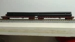 Mtl #04400110, Southern Pacific, (2) 50' Flat Cars Straight Side W/load. Fixed Price $38.00.
