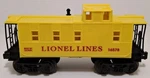 Lionel Lines Yellow Train Caboose Gauge 16578 - No Box. Fixed Price $29.99.