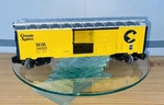Lionel Trains O-gauge 6-36223 Wm Chessie System Yellow Diecast Boxcar #36029. Fixed Price $26.00.