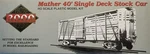 Proto 2000 #88053B Mather 40' Single Deck Stock Car L&n Kit Ho Gauge 1/87. Fixed Price $19.50.
