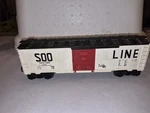 Lionel 6-9702 Gauge Soo Line Box Car Vintage Train. Fixed Price $13.45.