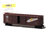 506 00 231 Mtl Z-scale 50' Box Car Double Operating Door Western Pacific Wp. Fixed Price $29.95.