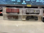 Micro-trains Gauge Box, Hopper, Tank & Reefer Cars Burlington Ohio. Fixed Price $45.00.