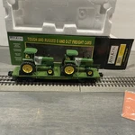 Mth Railking 30-76147 Deere Flat Car W/4230JOHN Tractors Scale. Fixed Price $98.00.