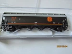 Atlas Trainman # 50007123 Kansas City Southern Acf 5250 Covered Hopper. N-scale.. Fixed Price $22.95.