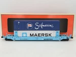 Lionel 6-27804 Maersk Safmarine Husky Stack Car #255384. Fixed Price $164.99.