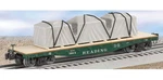 Lionel Reading 40 W/ Covered Load 6-27584! Scale Wood Deck. Fixed Price $79.99.