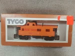 Tyco 327H:350 Ho Scale 8 Wheel Offset Cupola Caboose "union Pacific 1654". Fixed Price $12.00.