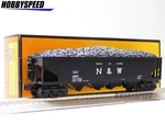Mth Railking Norfolk & Western 4-BAY Hopper Car W/ Coal Load Gauge 30-75756. Fixed Price $68.84.