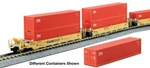 Kato Gbe Maxi-i Well Car 5-UNIT Set Trailer Train Dttx #759364 1066212. Fixed Price $170.98.