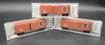 3 Identical Micro-trains #20940 Bessemer Lake Erie Box Car B&le #81005. Fixed Price $58.50.
