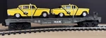 Gauge Mth Rail King 30-7625 Auto Transport Flat Car W/ Ertl '59 Taxis New B1. Fixed Price $30.00.