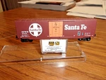 Micro-trains 181 00 New N-scale At&sf Boxcar #6320. Fixed Price $22.75.