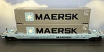 Mth Premier 20-25006 48 Maersk Sealand Husky Stack O-scale Intermodal #100052. Fixed Price $125.00.