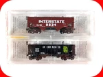 Scale ***interstate*** Coal Hopper 2-PACK --- Micro Trains 87012 (ns Heritage). Fixed Price $23.95.