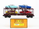 3-RAIL Mth King 30-7676 Auto Carrier #4952 W/ertl Chrysler & Mercury Cars. Fixed Price $79.95.
