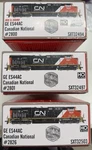 3X Ho Scaletrains Rivet Counter Ge ES44AC Cn - #2800, #2801, And #2826 Nib. Fixed Price $674.00.