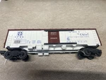 Lionel Post War Santa Fe Refrigerator Car #6672. Fixed Price $50.00.