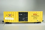 58001 Scale Exactrail 50' Trinity 3 Horizontal Ribb Ttx Circle Dot Box Car #. Fixed Price $59.95.