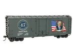 Ho Accurail/micro-trains Mtl Kit 3100-001 Donald Trump 2025 Presidential Box Car. Fixed Price $51.70.