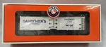 Lionel Scale General American Milk Box Car Dairymen's League #6-17341 #779. Fixed Price $51.00.