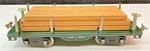 Mth 10-1117 Standard Gauge Tinplate 511 Flat Car W/lumber Load Ex No Box. Fixed Price $89.95.