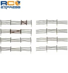 Woodland Scenics Ho Log Fence WOOA2981. Fixed Price $17.34.