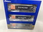 Athearn #7668 Ho Scale Herzog 50' Thrall High-side Coal Gondola 3 Pack. Fixed Price $120.99.