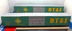 Ho Walthers 932-23516 86' Hi-cube Boxcar 2PK Detroit Toledo & Ironton Dti Green. Fixed Price $119.99.