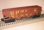 Lionel 6-6177 Reading Center Flow Hopper Car Gauge 1986. Fixed Price $12.95.