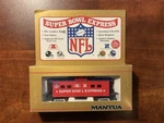 Mantua Ho Scale Caboose 726-900 Nfl Super Bowl Express 1992 (A6). Fixed Price $15.00.