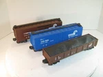 Gauge Lionel Freight Cars Conrail Gondola 17401 Reefer 17301 & Box 17201. Fixed Price $20.00.