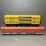 Lionel Trains 6356 Yellow New York Central Stock Car Postwar With Original Box. Fixed Price $35.00.