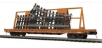 Mth Premier Csx 60' Flat Car Scaletrax Switch Load 20-95141! Mow Crane. Fixed Price $79.99.