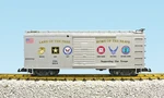 Usa Trains R19095 Military Series Support Our Troops Steel Boxcar Silver. Fixed Price $74.95.