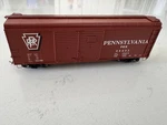 Prr X31A Double Door, Shadow Keystone Boxcar 69492, Rapido Trains Ho Scale. Fixed Price $28.00.