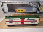 Mth Rail King 30-8627 Enterprise Lager Wood-side Reefer Car Die-cast O-gauge New. Fixed Price $52.50.