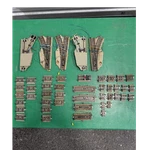 Rklin Ho M-track Lot 5108/5109/5110/5129/5205 Switch Straight Curve 3-RAIL. Fixed Price $111.00.