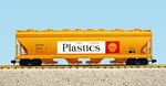 Usa Trains R14117 G Shell 4-BAY Center Flow Covered Hopper. Fixed Price $196.69.