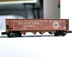 Scale Bachmann Silver 40' Quad Hopper Seaboard #37703 Weathered Unimate 73390. Fixed Price $19.95.