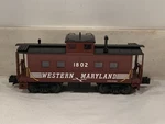 Mth Premier Western Maryland Steel Caboose - Center Cupola Scale **read**. Fixed Price $39.99.