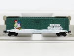 Z Scale Micro-trains Mtl 13625-2 Happy Holidays 50' Plug Door Box Car #2003. Fixed Price $17.95.