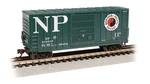 Bachmann 40' Hi-cube Outside-braced Boxcar Northern Pacific #659997 18256. Fixed Price $47.98.