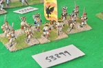 25MM Marlburian / Dutch - Line Regt 16 Figs Inf (53899). Fixed Price $67.18.