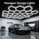 Led Hexagon Garage Lights App Remote Honeycomb Ceiling Kit. Fixed Price $199.50.